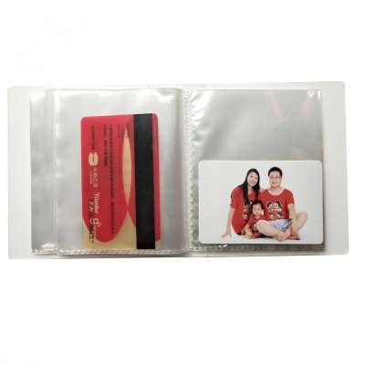 Wholesale Cheap Price Plastic PP Ultrasonic Photo Card Holder Album