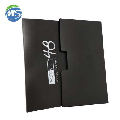 Plastic Black PP Photo Album With Box, 3 Layer Inner Pocket Photo Album